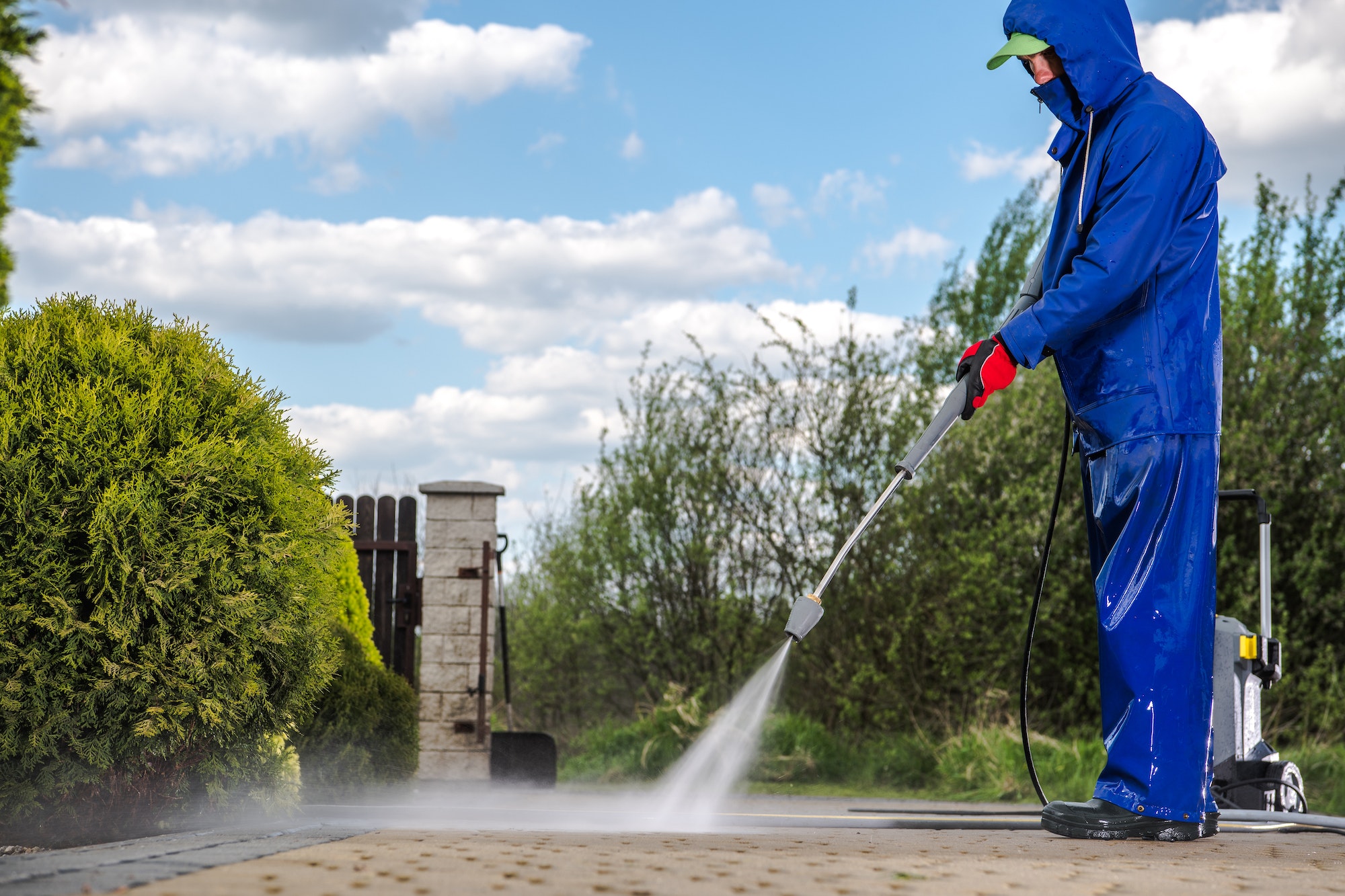 Driveway Pressure Washing